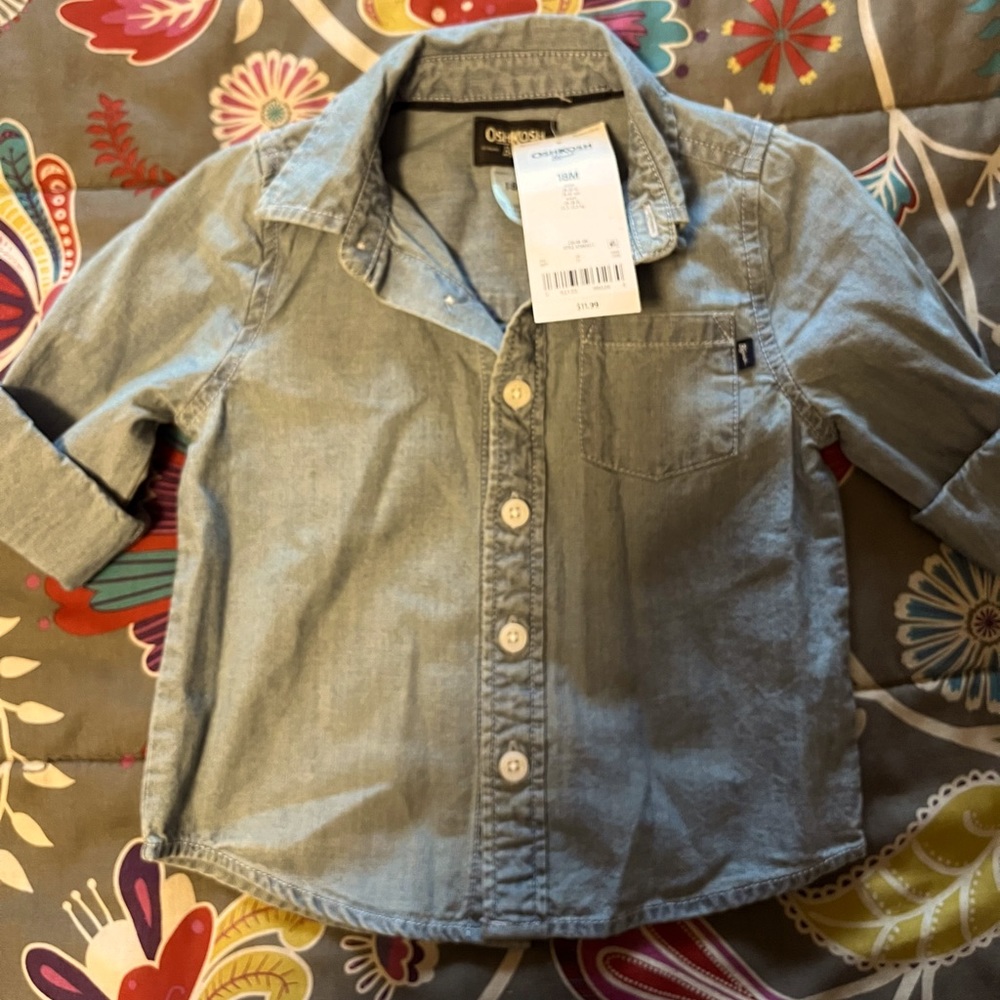 Girls Jean shirt NWT